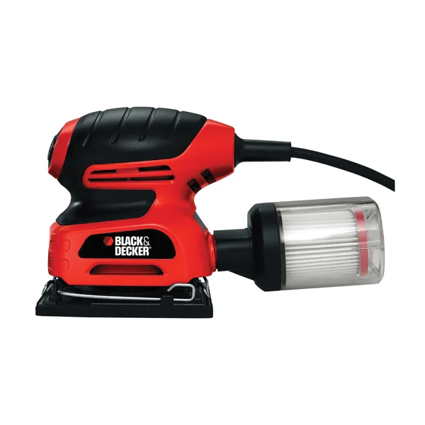 BDEQS300/QS900 Orbit Sander with Paddle Switch Actuation, 2 A - Black+Decker