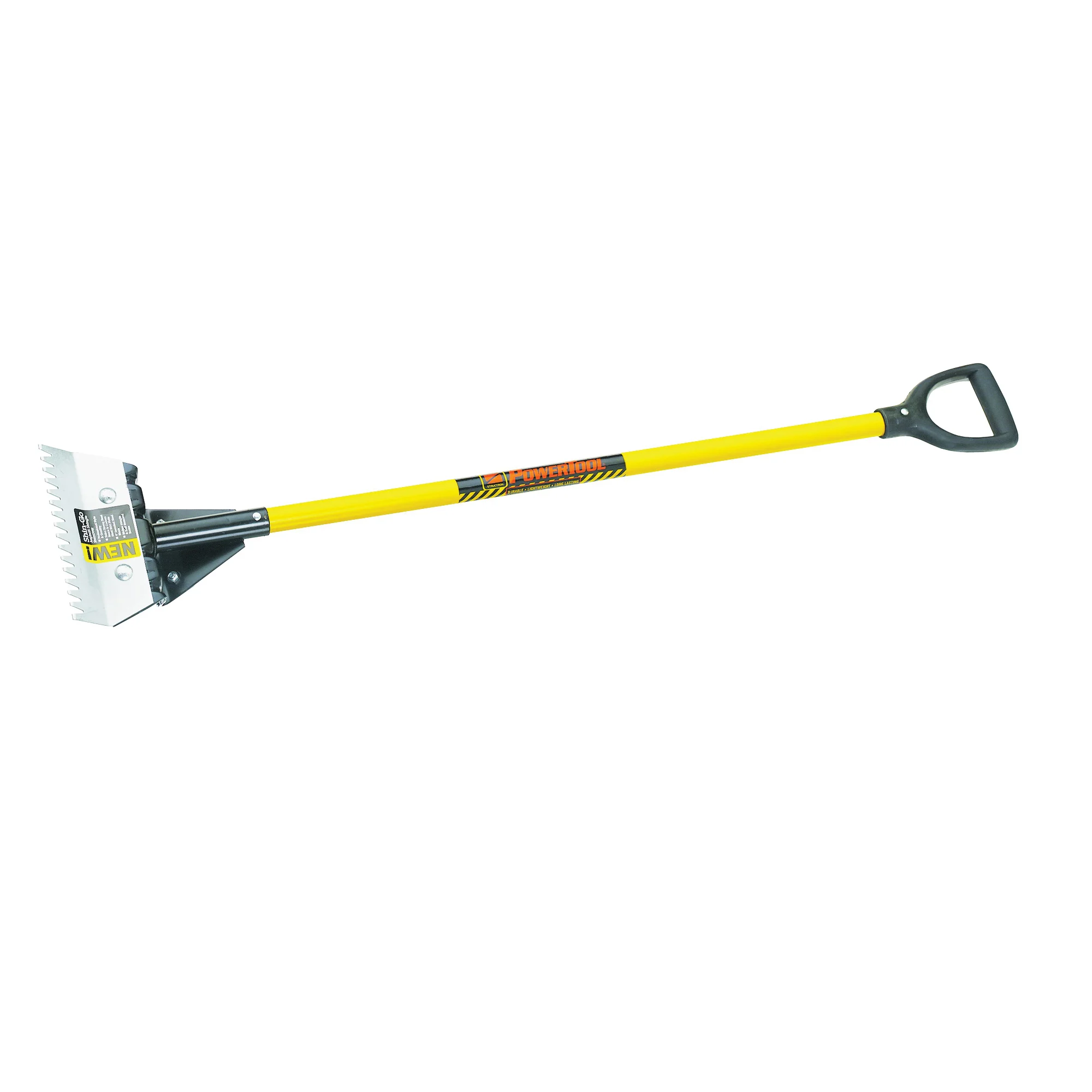 S600 Power Series 49749 Shingle Remover Shovel, Carbon Steel Blade, Fiberglass D-Shaped Handle, 9 in W, 48 in OAL