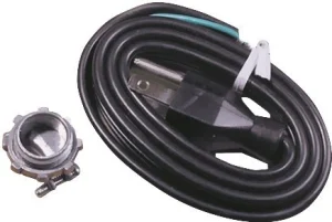 1024 Disposal Power Cord Kit, 32 in L, Black - Waste King