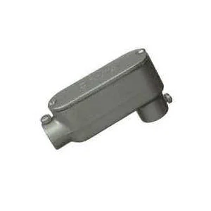 58705 Type LB EMT Conduit Body, 1/2 in Hub, Set Screw, Aluminum, Each - Halex