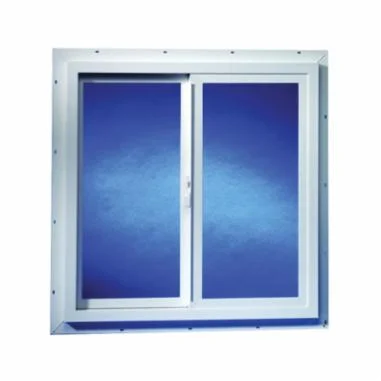 3030TMUT Utility Window, 35-1/2 in W Window, Vinyl Frame