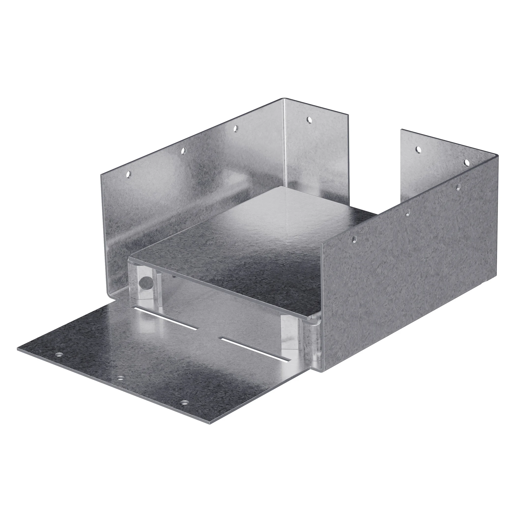 ABW Series ABW66RZ Post Base, 6 x 6 in Post, 12 ga, Steel, ZMAX - Simpson Strong-Tie
