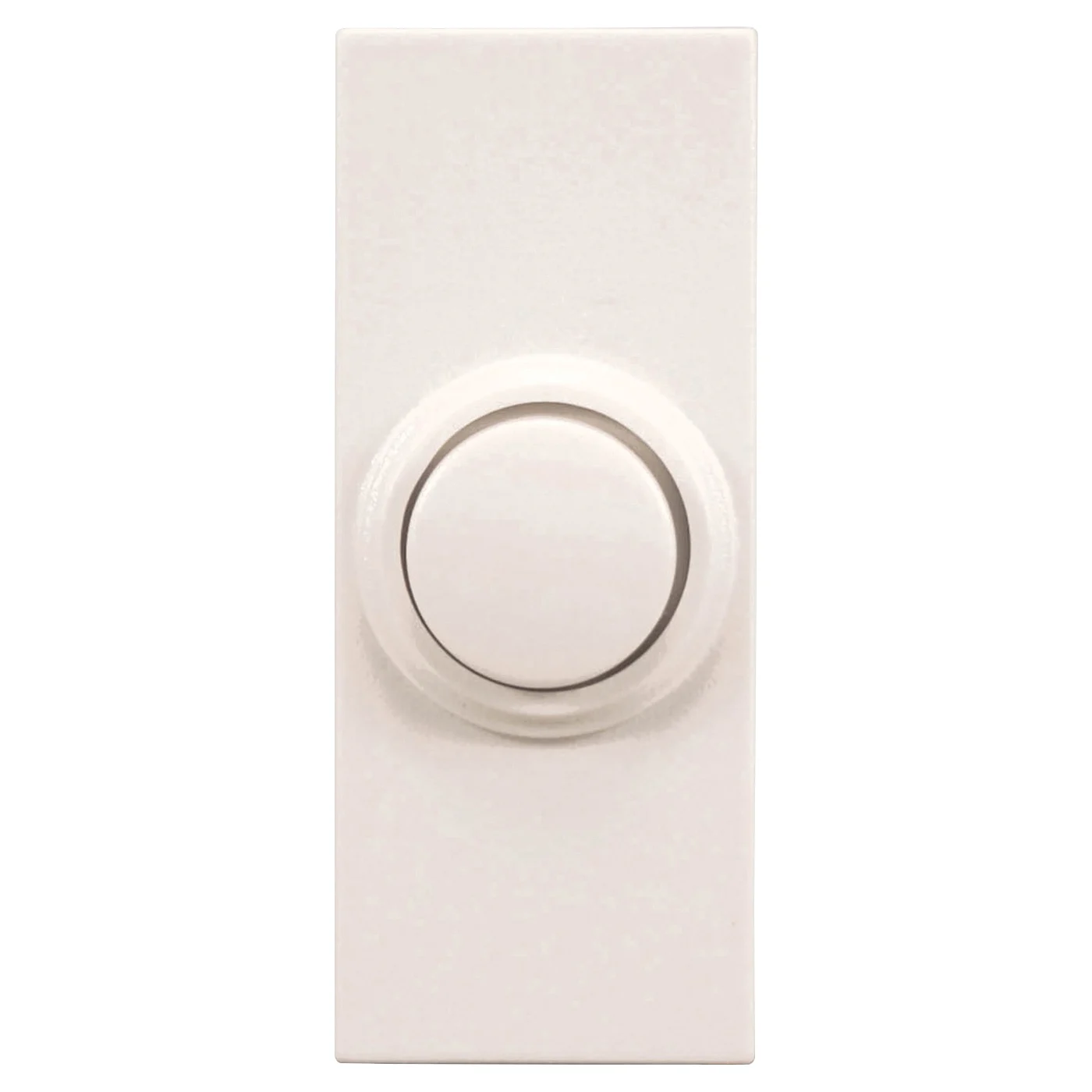 SL-7393-02 Pushbutton, Round, Wireless, Plastic, White