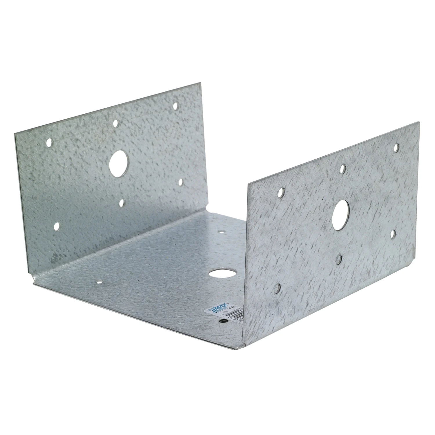 BC Series BC60Z Post Base, 6 x 6 in Post, 18 ga, Steel, Hot-Dipped Galvanized, ZMAX