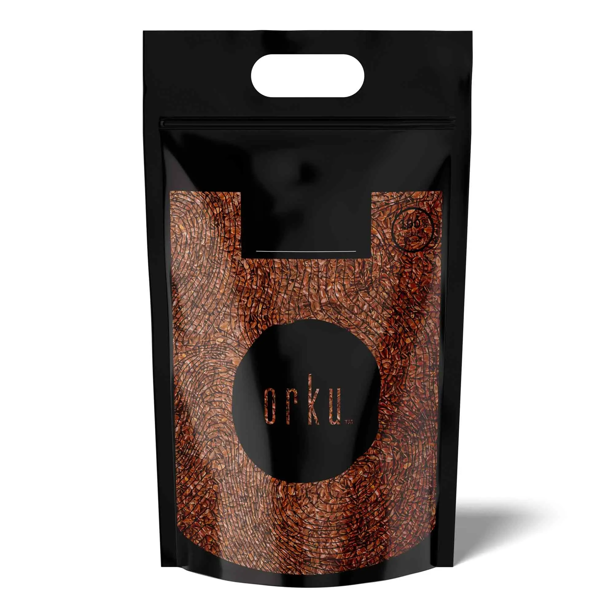 100g Organic Brown Linseed Flaxseed Whole Grain Flax Seed Non GMO Omega3 6 Fibre - Groceries