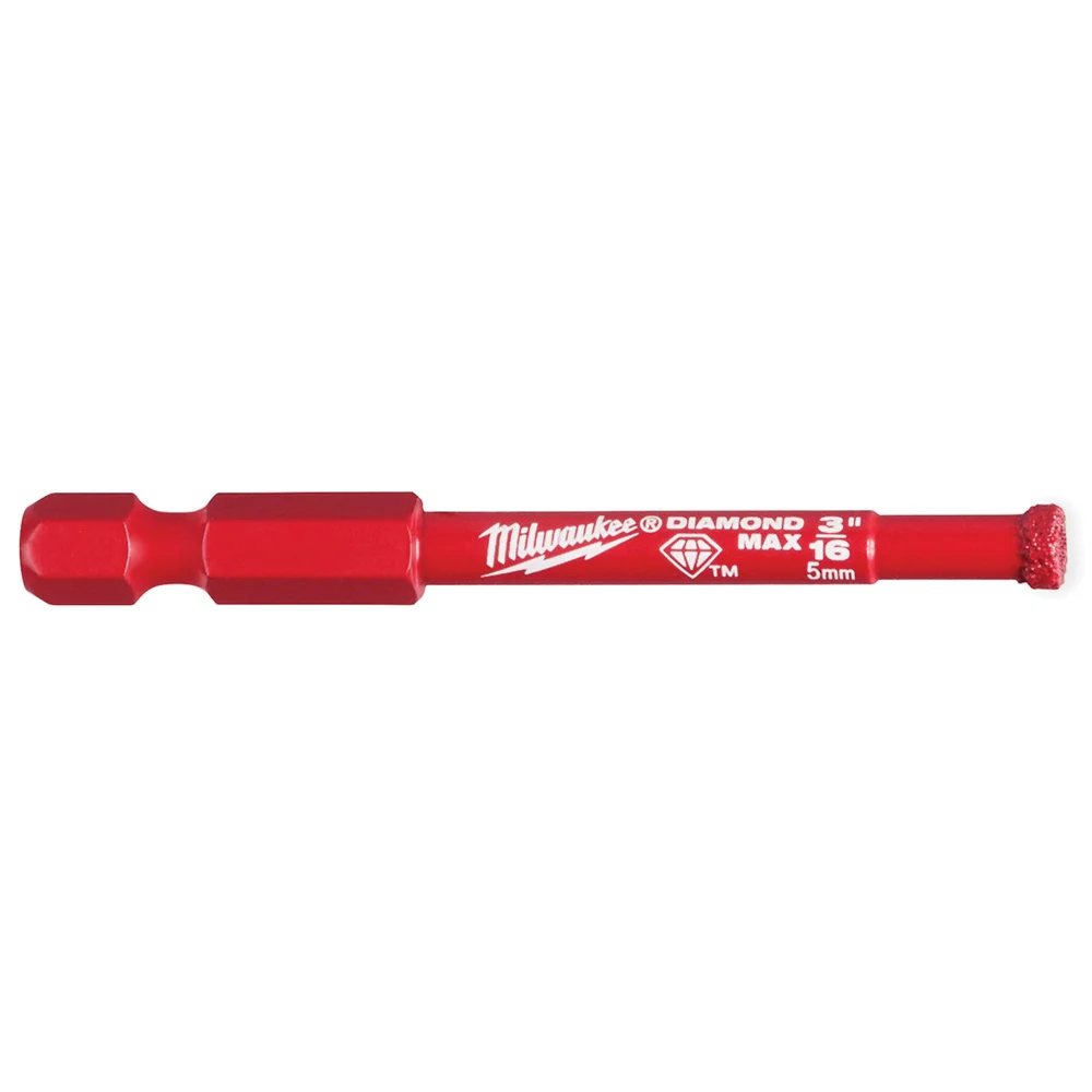 Diamond Plus 49-56-0511 Hole Saw, 1/2 in Dia, 1 in D Cutting, 5/8-18 Arbor, Diamond Grit Cutting Edge