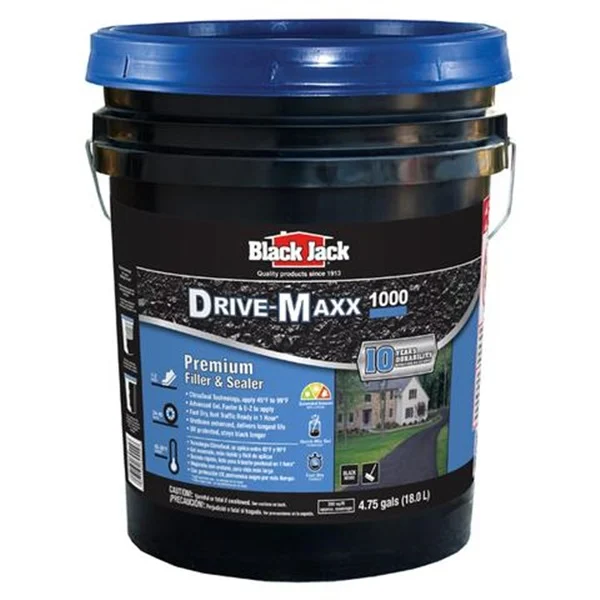 Drive-Maxx 1000 6455-9-30 Premium Filler and Sealer, Liquid, Black, 4.75 gal Pack