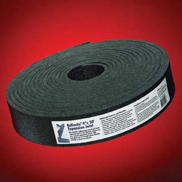 EXP04050 Expansion Joint, 50 ft L, 4 in W, 1/2 in Thick, Foam, Black - Reflectix