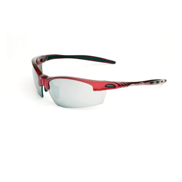 7495 Safety Glasses, Anti-Fog, Scratch-Resistant Lens, Half Frame, Plastic Frame, Burgundy Frame, Polycarbonate Lens