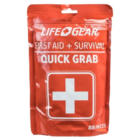 41-3819 First Aid Kit, 88-Piece, Red
