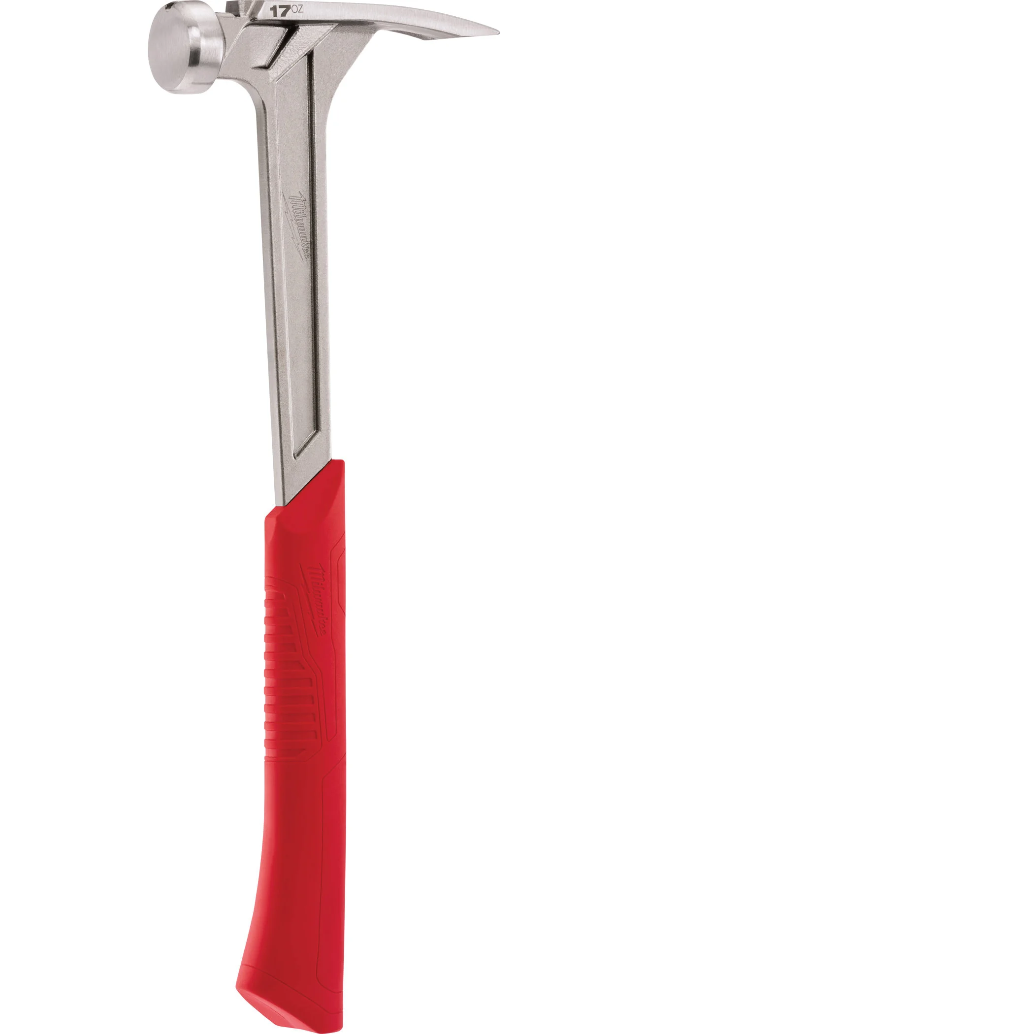 48-22-9017 Framing Hammer, 17 oz Head, Anti-Ring Claw, Smooth Face, Straight Claw Head, Steel Head, 16 in OAL