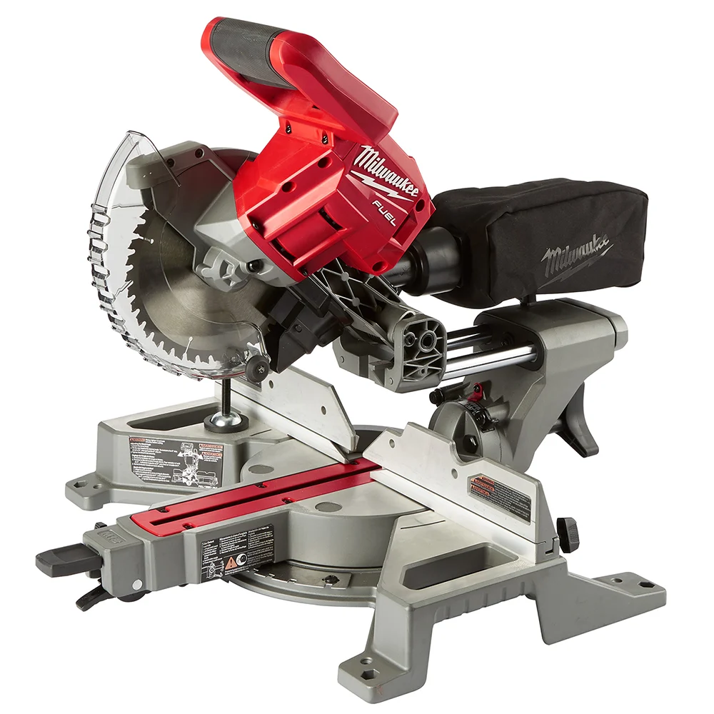 2733-20 M18 FUEL Cordless Dual Bevel Sliding Miter Saw, 7-1/4 in Dia Blade, 5000 rpm Speed, 48 deg Max Angle, TOOL ONLY