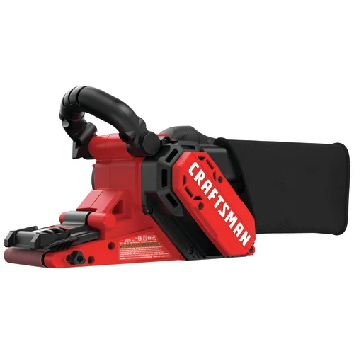 CMEW213 Belt Sander, 7 A, 3 x 21 in Belt, Over Molded Handle, 6 ft L Cord - Craftsman
