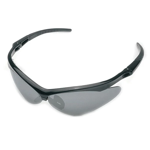 7010 884 0301 Safety Glasses, Scratch-Resistant Lens, Plastic Frame, Polycarbonate Lens, Wrap-Around Frame, Black Frame
