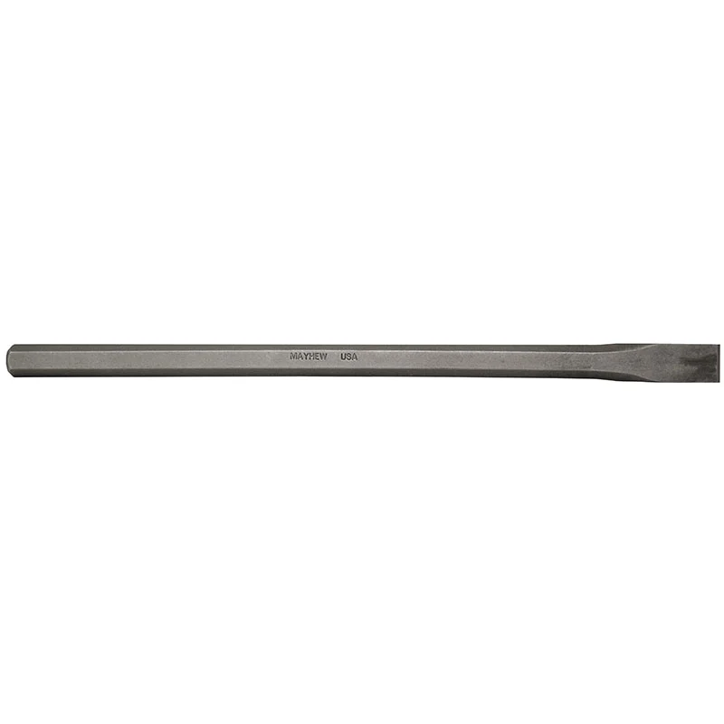 12202 Cold Chisel, 12 in L Blade, 3/4 in Tip, 12 in OAL, Steel Blade - Mayhew