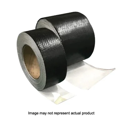 Deck Joist Tape Series 84490250SW Flashing Tape, 50 ft L, 2 in W, Poly Backing, Black - Protecto Wrap