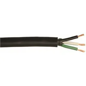 233896608 Electrical Cable, 10 AWG Wire, 3-Conductor, 100 ft L, Copper Conductor, TPE Insulation, TPE Sheath