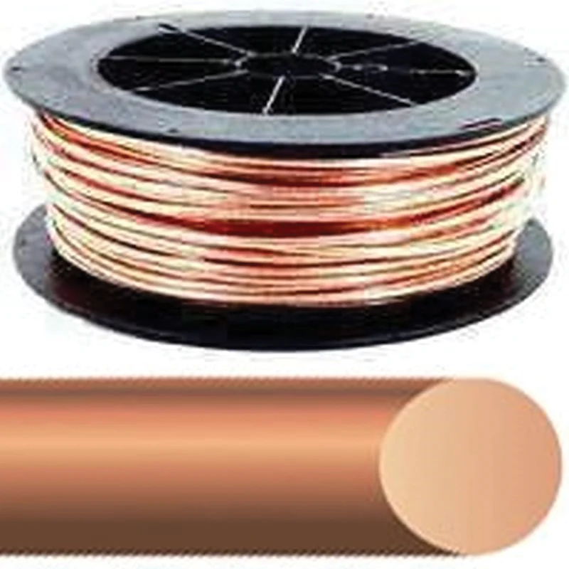 6SOLX315BARE Bare Electrical Wire, Solid, 6 AWG Wire, 315 ft L, Copper Conductor - Southwire