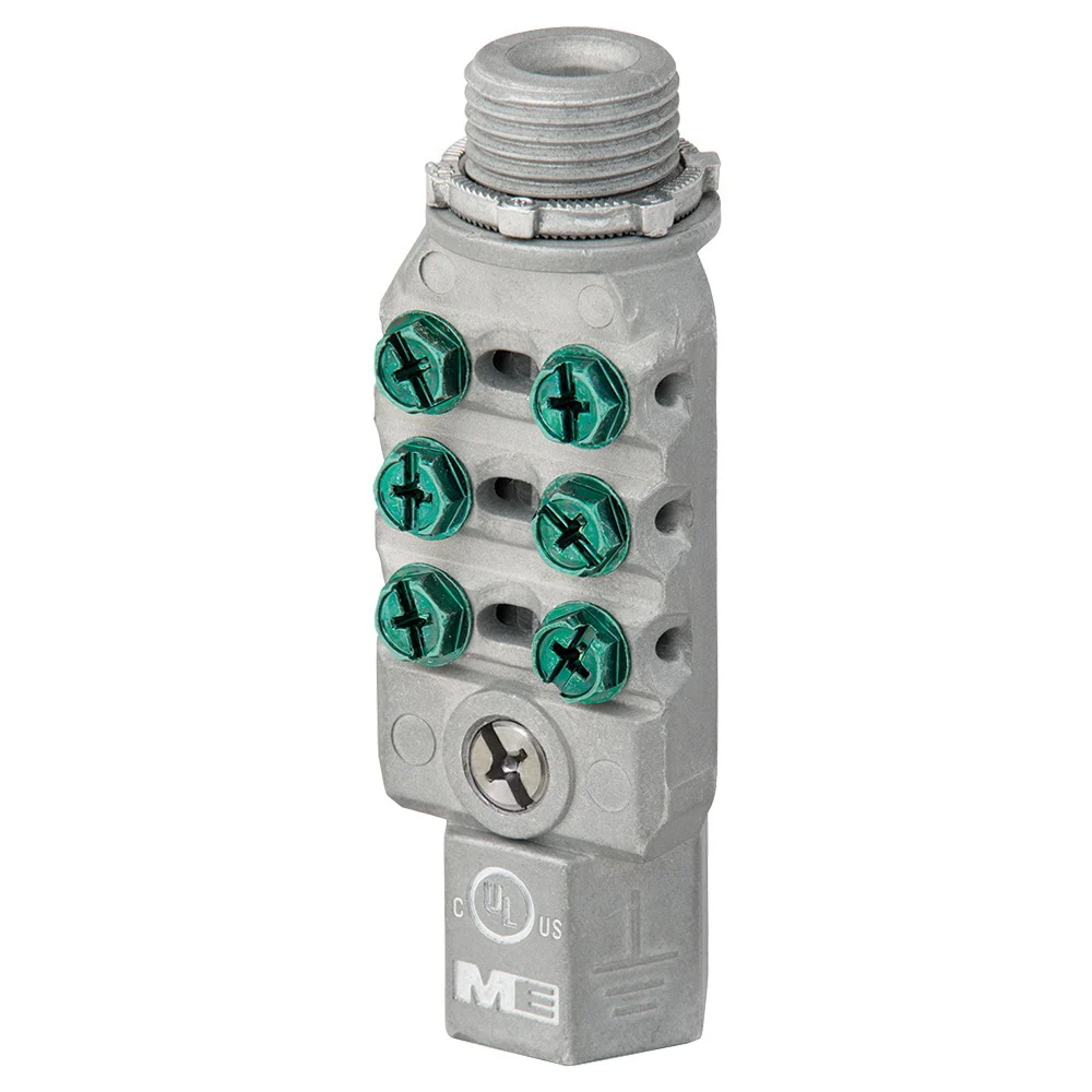 MEIBB Bonding Bridge Connector, 1/2 in, #10 Wire, Zinc - Madison Electric