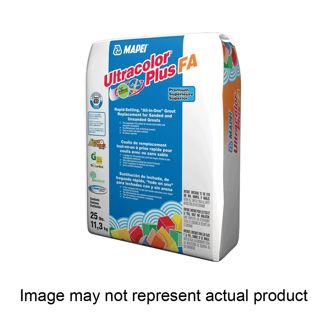 Ultracolor Plus FA 6BU510705 All-in-One Grout, Iron, 10 lb Bag