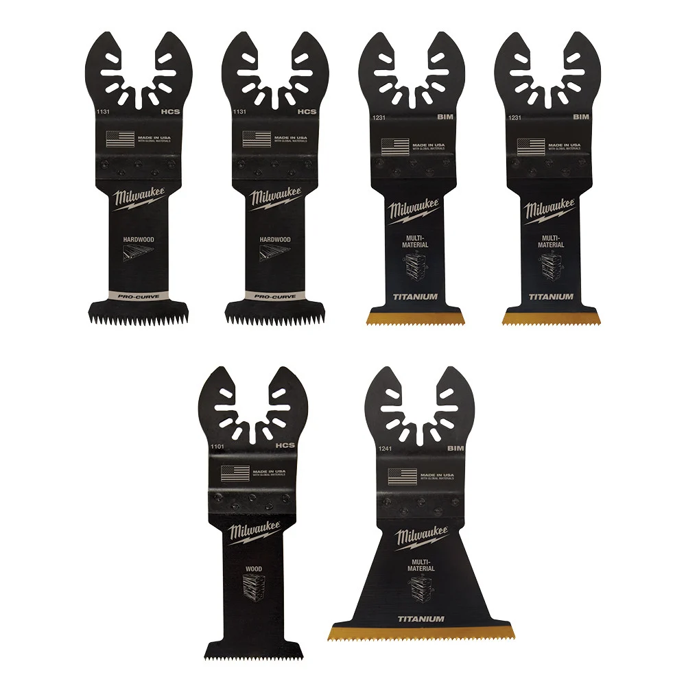 49-10-9112 Multi-Tool Blade Kit, Bi-Metal/HCS/Titanium