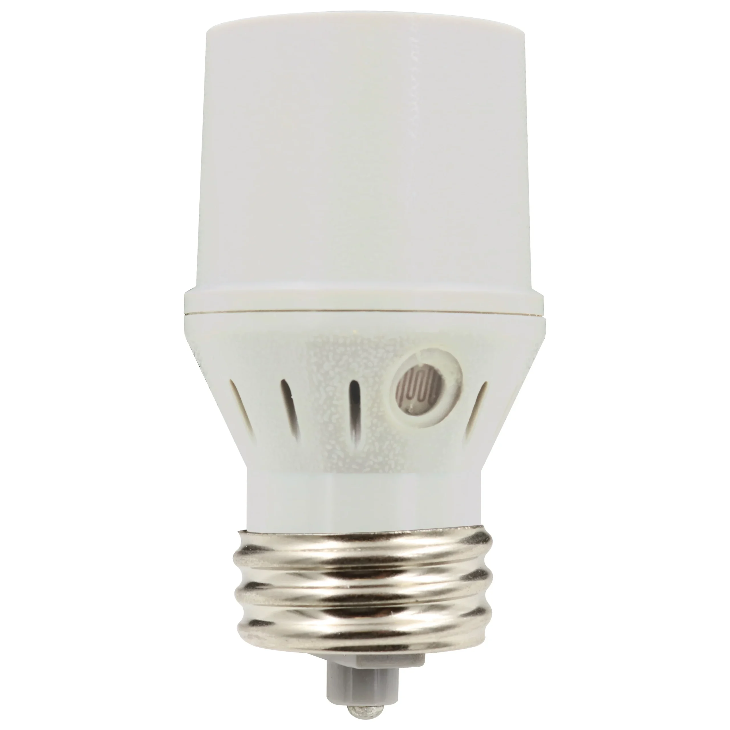 ORPCAE301 Photocell Adapter with Electric Switch, 120 V, White - PowerZone