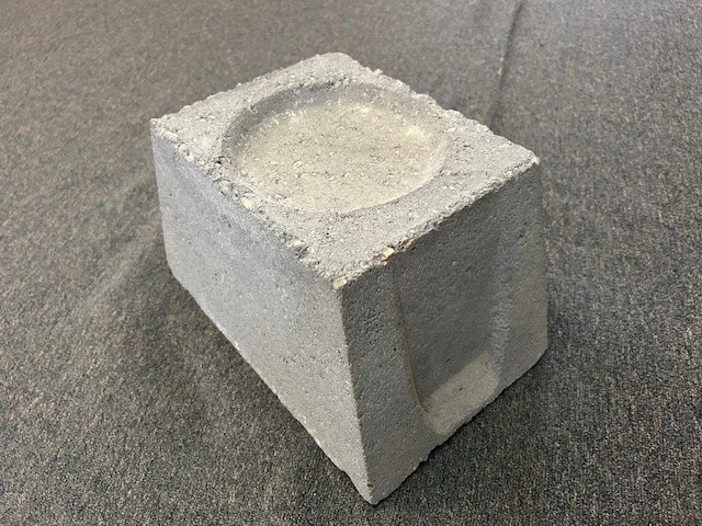 60810 Cylinder Pile Cap, 6 in L - Best Block