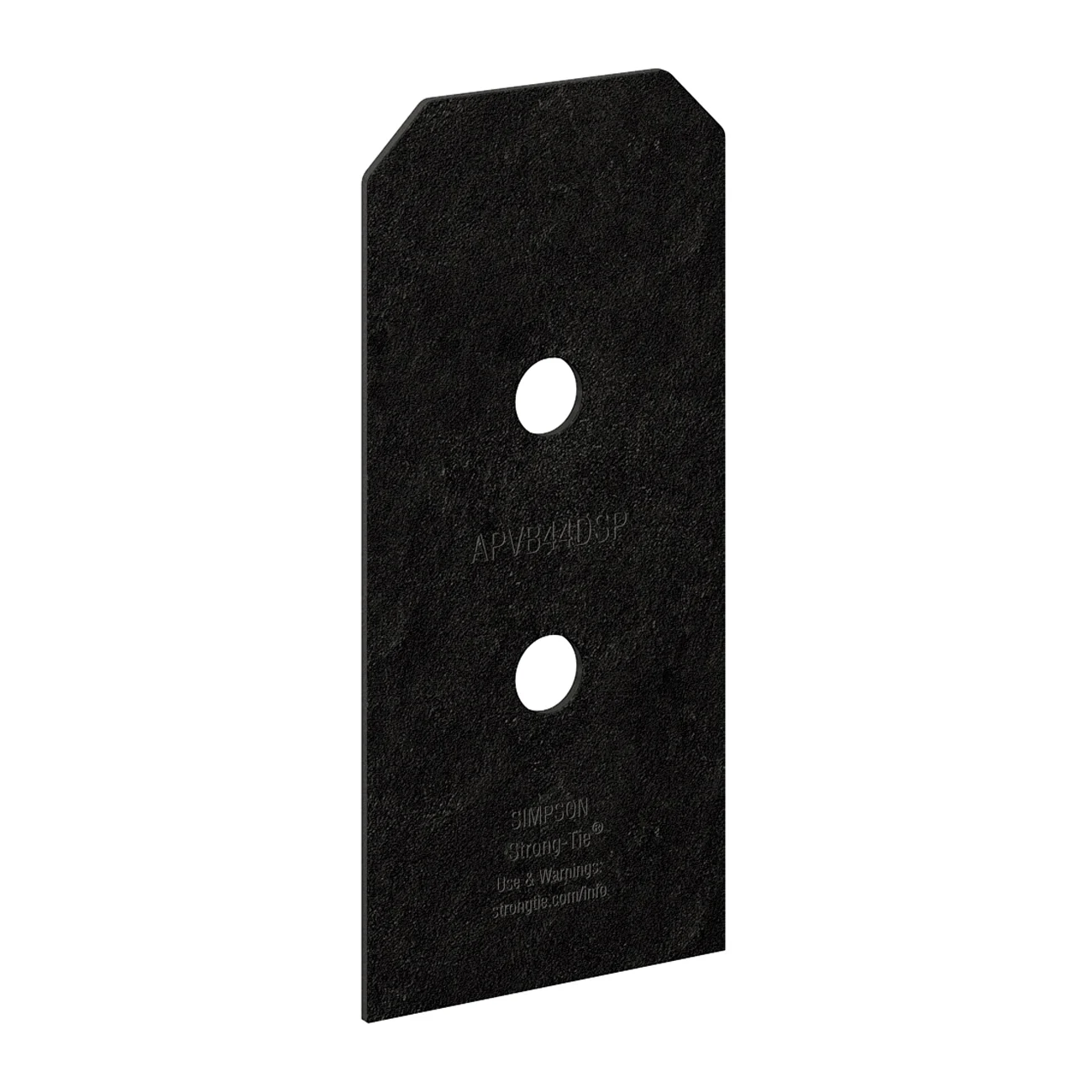 Outdoor Accents Avant Series APVB44DSP Post Base Side Plate, 6-1/2 in H x 3 in W Dimensions, 12 ga