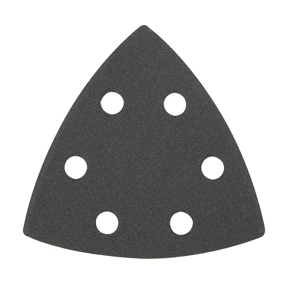 49-25-2025 Triangle Sandpaper Variety Pack, 60, 80, 120, 180, 240 Grit, Silicon Carbide Abrasive, 3-1/2 in L