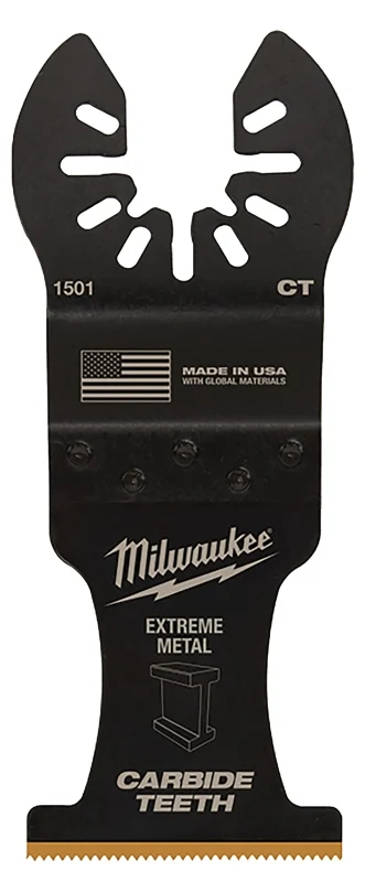 49-25-1502 Blade, 1-3/8 in, Carbide/HCS/Titanium, 2 in D Cutting, 2/PK