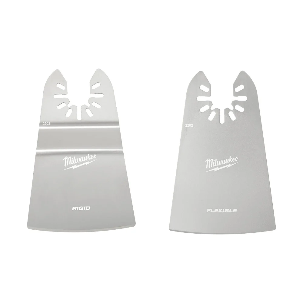 49-25-2202 Scraper Variety Pack, 2 in, 1-5/8 in D Cutting, Stainless Steel
