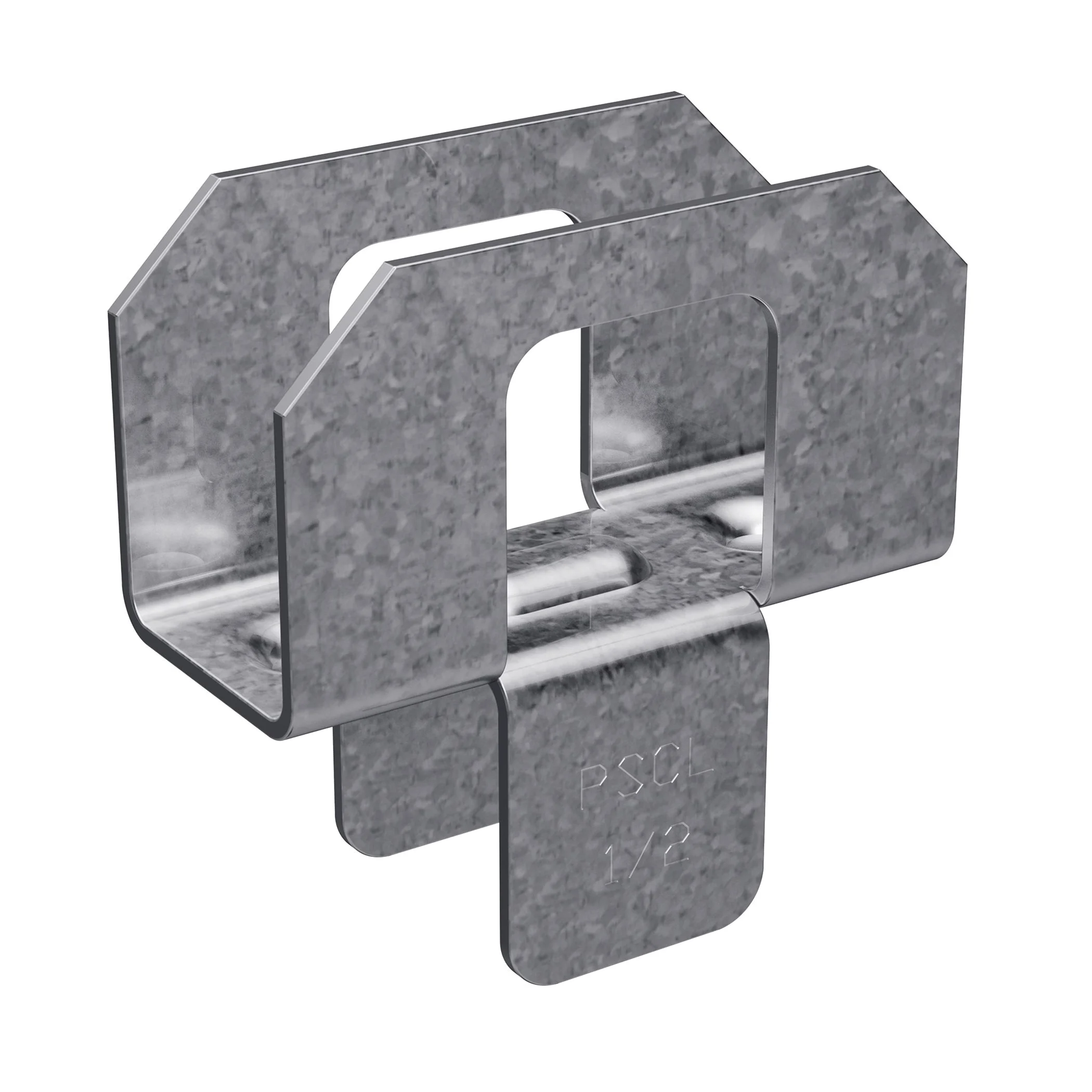 PSCA 1/2 Panel Sheathing Clip, 20 ga Thick Material, Steel, Zinc Galvanized - Simpson Strong-Tie