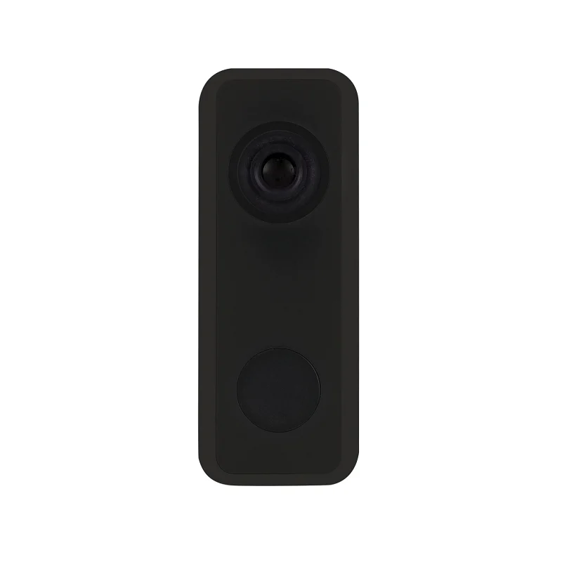18000149 Pushbutton Doorbell, Wireless, Rectangular, Black - Heath Zenith
