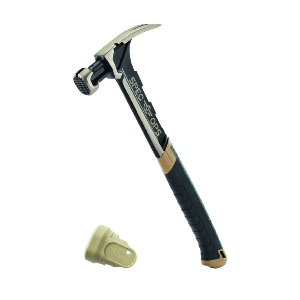 SPEC-M28CF-S Framing Hammer, 28 oz Head, Milled Face, Rip Claw Head, HCS Head