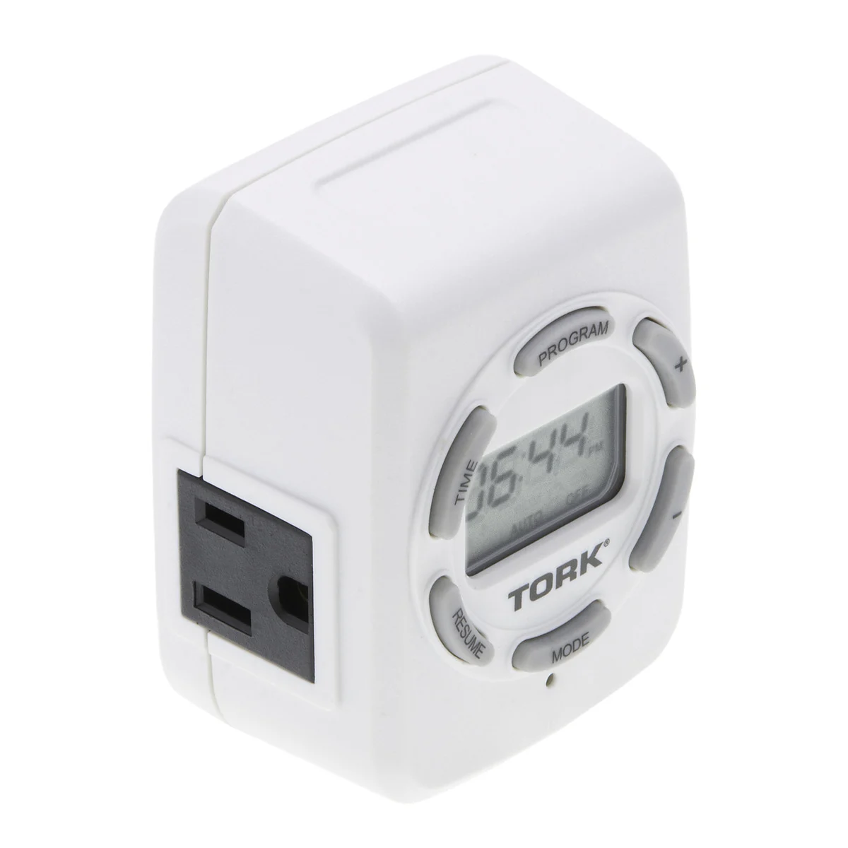 458Z Astronomic Timer, 15 A, 7 Cycles, Digital Switch, 1 min to 7 days Time Setting, Digital Display, White - Tork