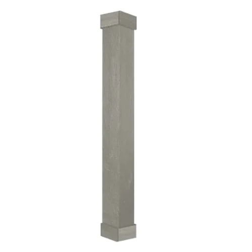 PermaCast, RoughSawn Series 47020 Column, 8 ft H, Square, Fiberglass Reinforced Polymer - Hb&G