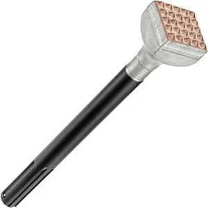DWA5856 Bushing Tool, 1-1/2 in W Tip, 0.7 in Dia Shank, SDS Max Shank, Carbide/Steel, Bright, 10 in OAL