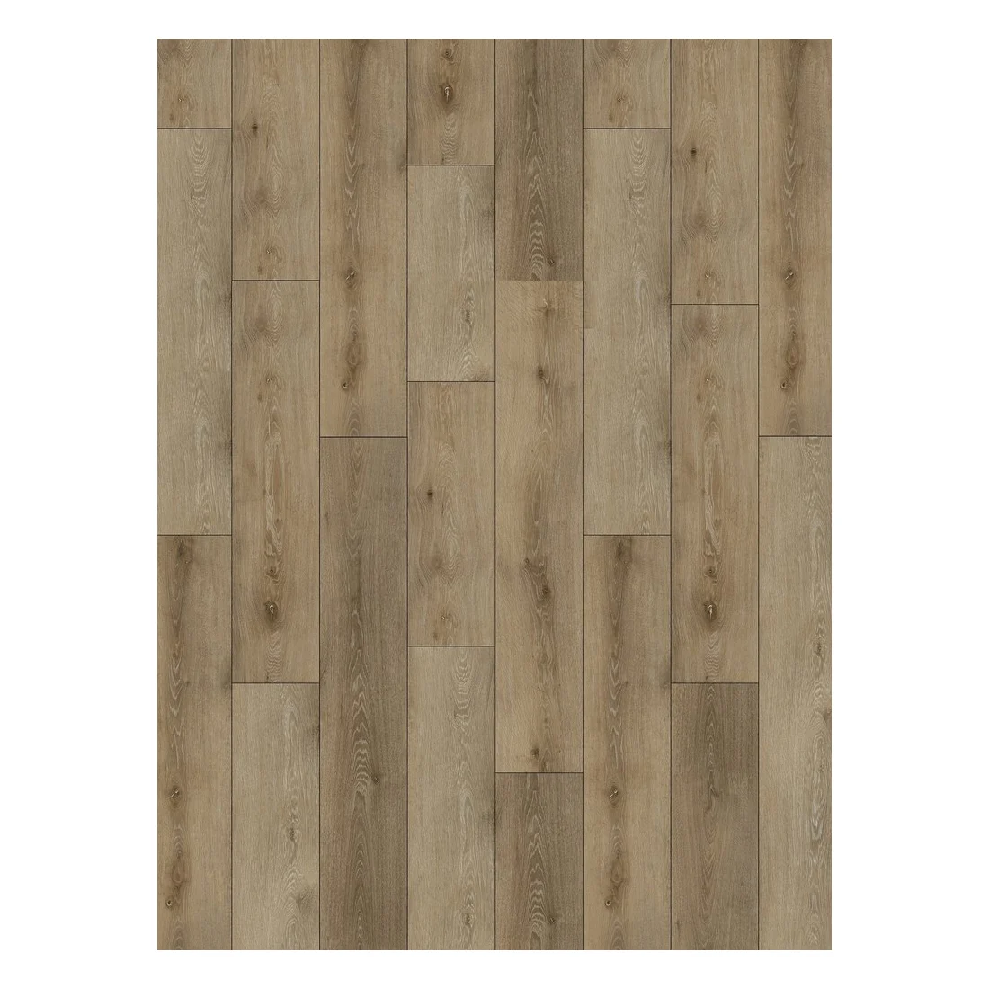 ProFloor PF802 Flooring Plank, 48 in L, 7 in W, Stone Plastic Composite/Vinyl, Carolina Wood - ProSelect Design