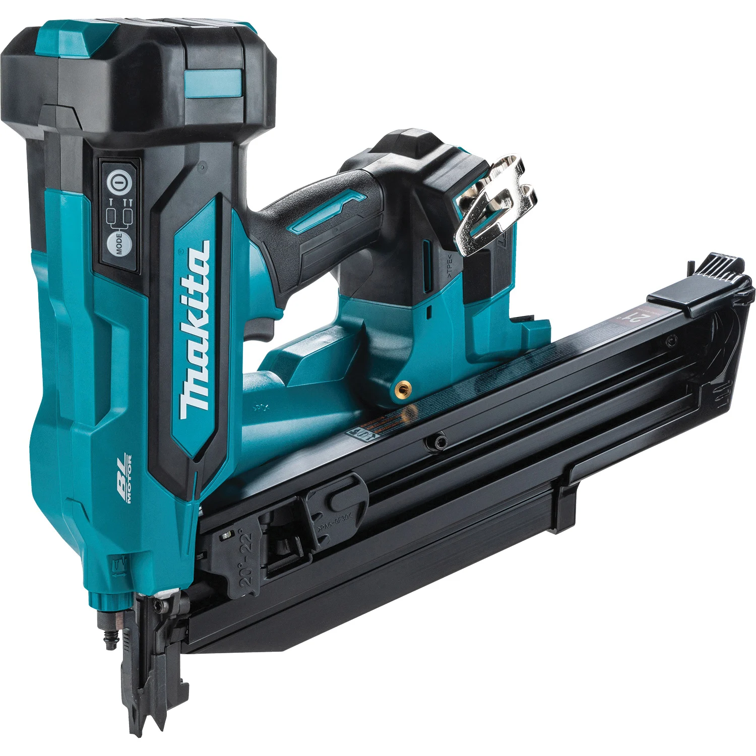 XNB03Z Framing Nailer, Tool Only, 18 V, 6 Ah, 41 Magazine, 21 deg Collation, Nail Fastener - Makita