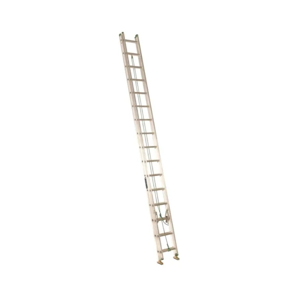 AE4232PG Extension Ladder, 379 in H Reach, 225 lb, 32-Step, 1-1/2 in D Step, Aluminum