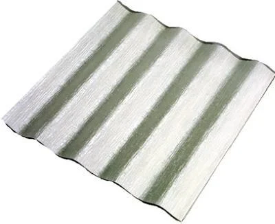 WeatherGlaze Series C25TF.126 Corrugated Panel, 12 ft L, 26 in W, Fiberglass, White, Textured Embossed - Sequentia