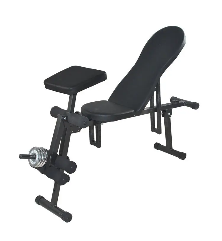 Fitness Master Adjustable Sit-up Ab Bench Flat/incline Home Gym Training Station
