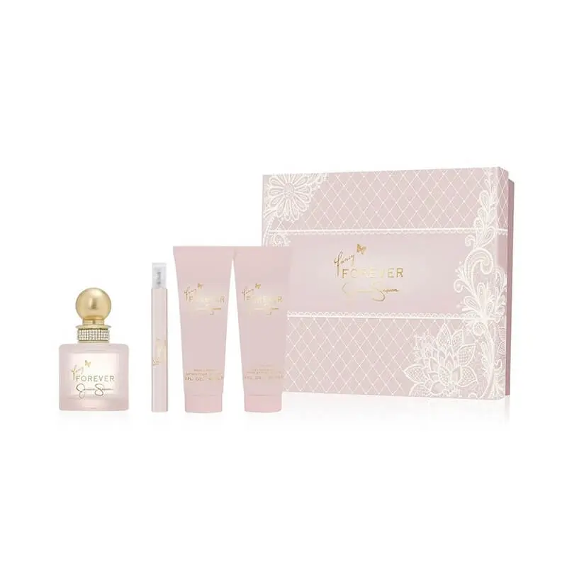Jessica Simpson Fancy Forever 100ml EDP 4pc Set (L) - Beauty