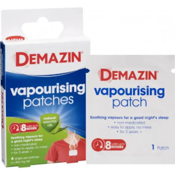 Demazin Vapourising Patches 6 Pack - Health