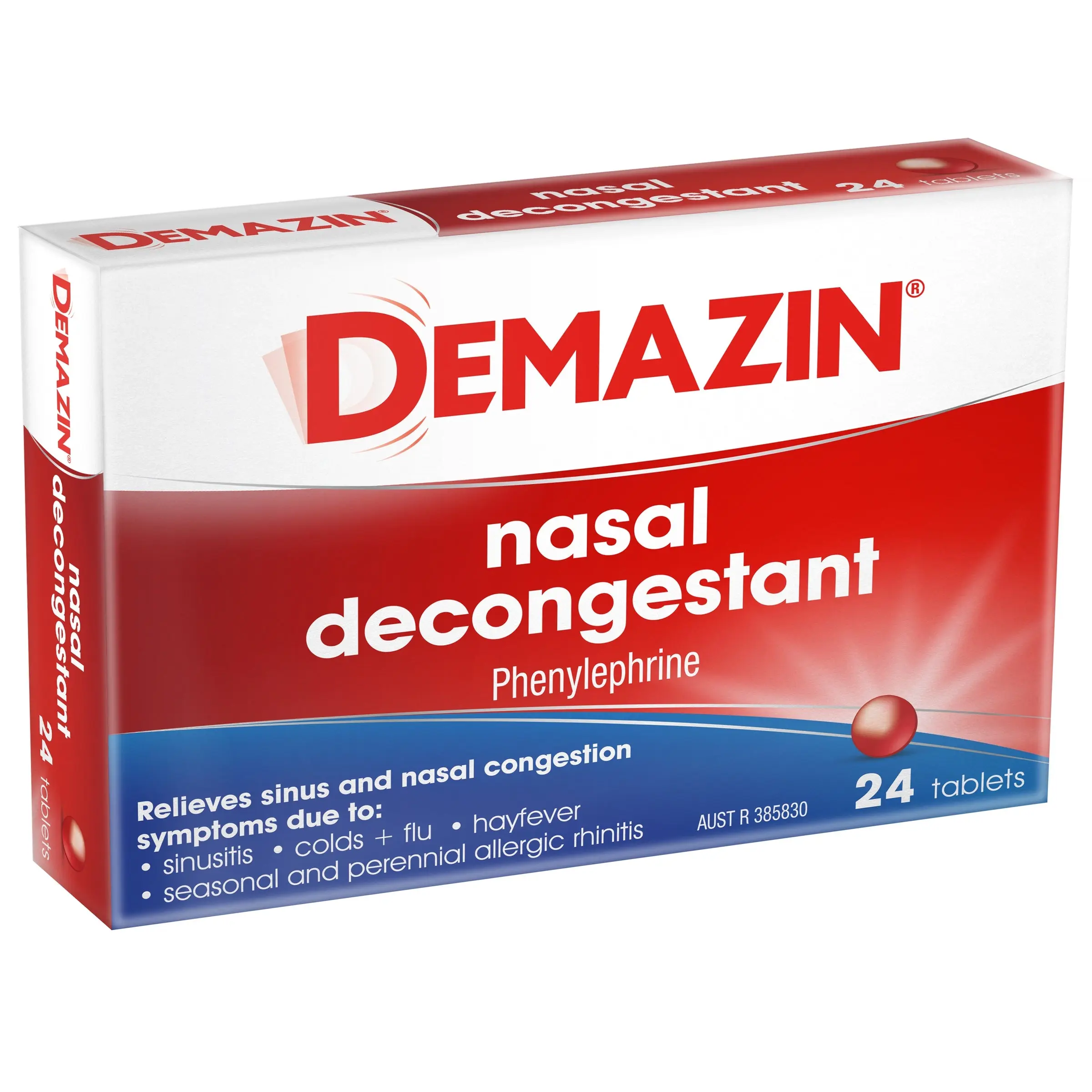 Demazin Nasal Decongestant 24 Tablet - Health