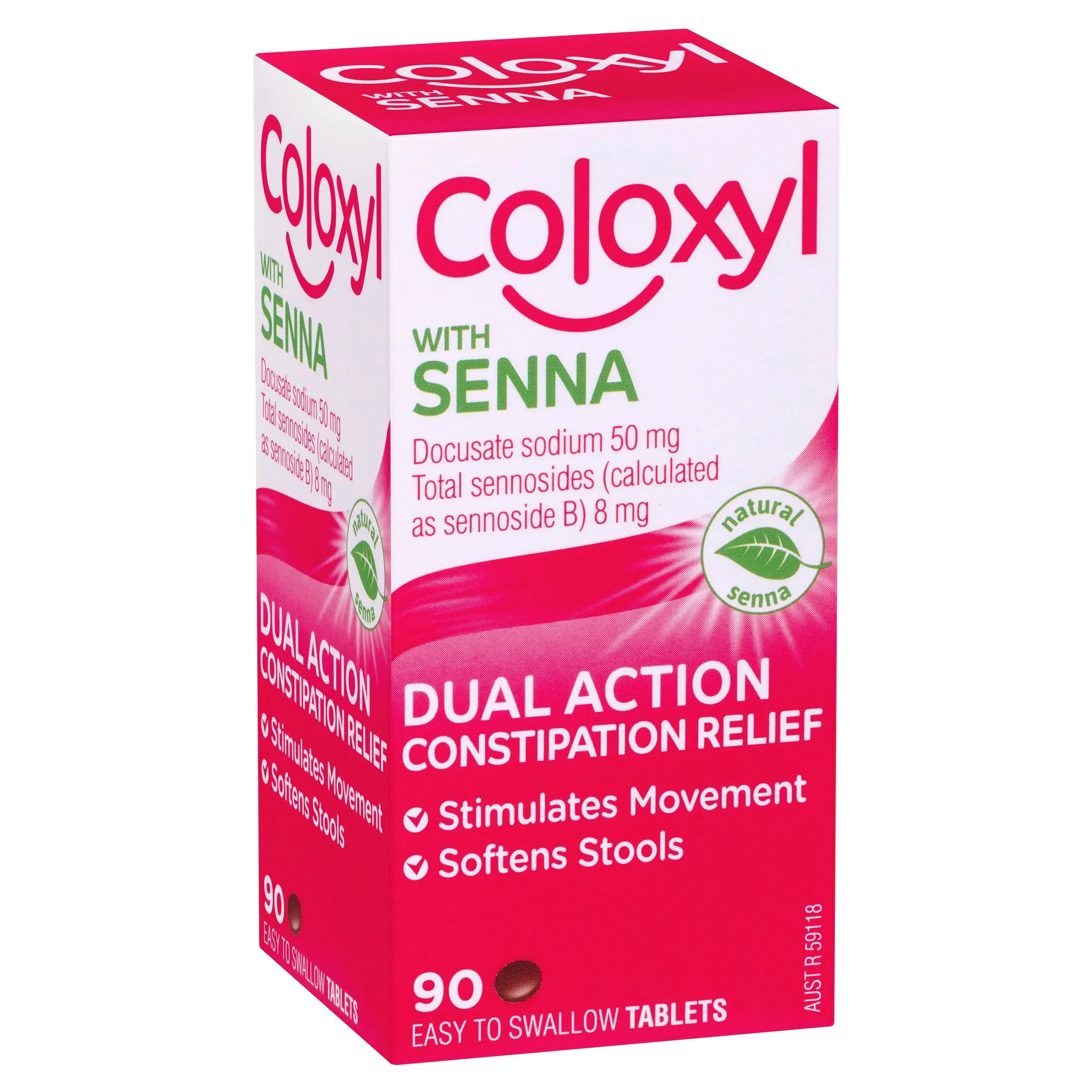 Coloxyl & Senna 90 Tablets - Health
