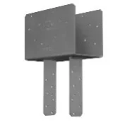 CCQ CCQ84SDS2.5 Column Cap, Quick-Install, Steel, Gray