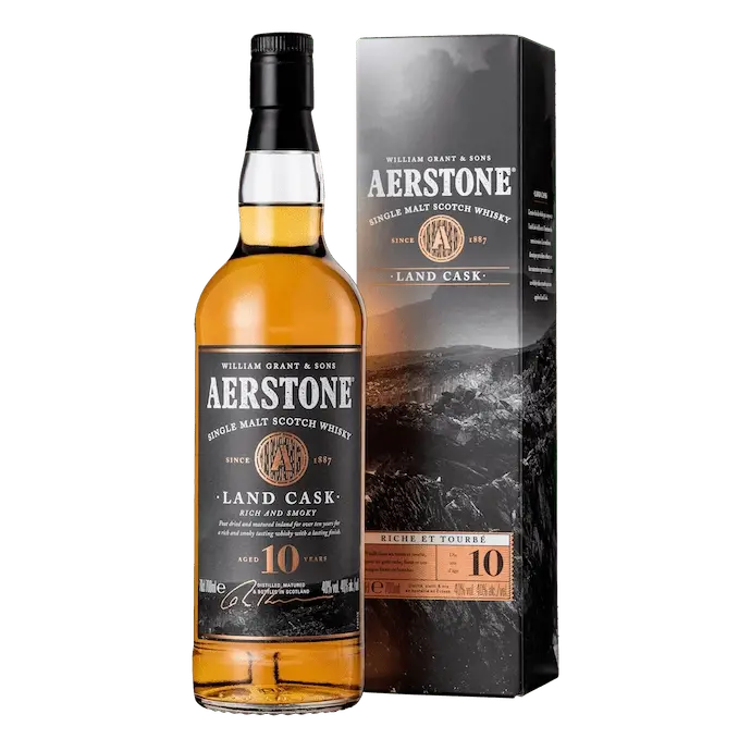 Aerstone Land Cask 10YO Single Malt Scotch 700ml - Alcohol