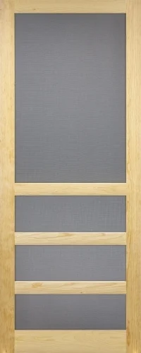 36 in x 80 in, 3 Bar HD, Solid Wood, Screen Door - Wood Products Manufacturing