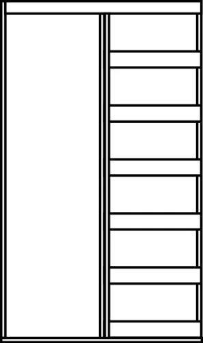 36 in x 96 in, Pocket Door, Frame - McCOY'S
